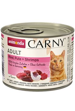 Animonda konz. kočka CARNY Adult hov/krůta/ráčci 200g