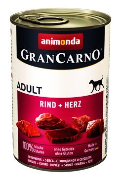 Animonda pes GRANCARNO konz. ADULT hovězí/srdce 400g