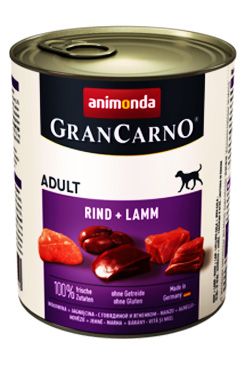 Animonda pes GRANCARNO konz. ADULT hovězí/jehněčí 800g