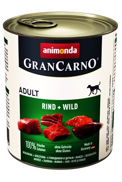 Animonda pes GRANCARNO konz. ADULT hovězí/zvěřina 800g