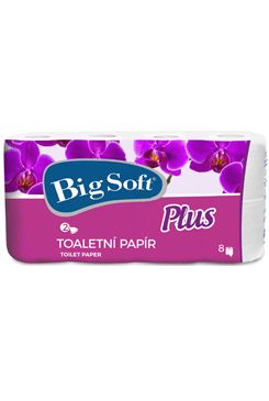Wc toaletní papír Big Soft parfemovaný 2V bílý 7+1ks