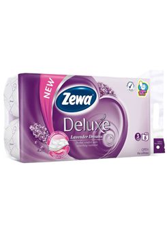 Wc toaletní papír ZEWA Deluxe Aqua Tube Lavende 3V 8ks